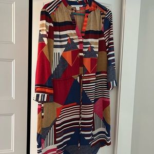 DVF tie waist dress